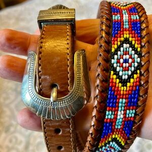 Vintage L.L.Bean beaded men’s belt